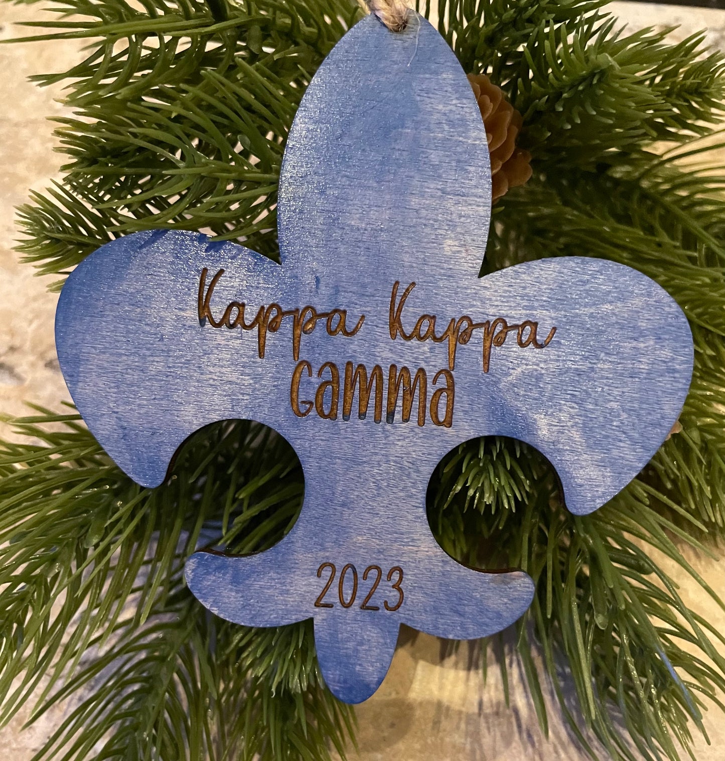 Kappa Kappa Gamma Fluer-de-lis Ornament