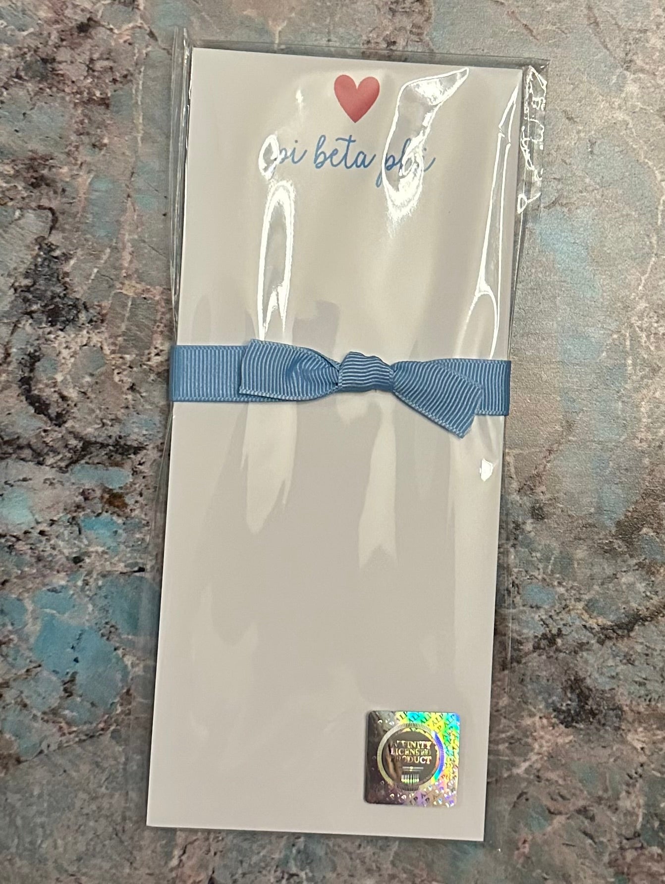Pi Beta Phi Skinny Notepad