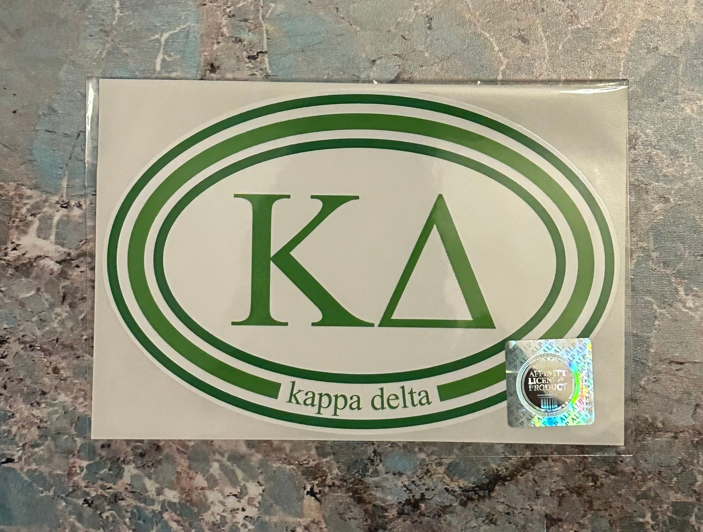 Kappa Delta Greek Bumper Sticker